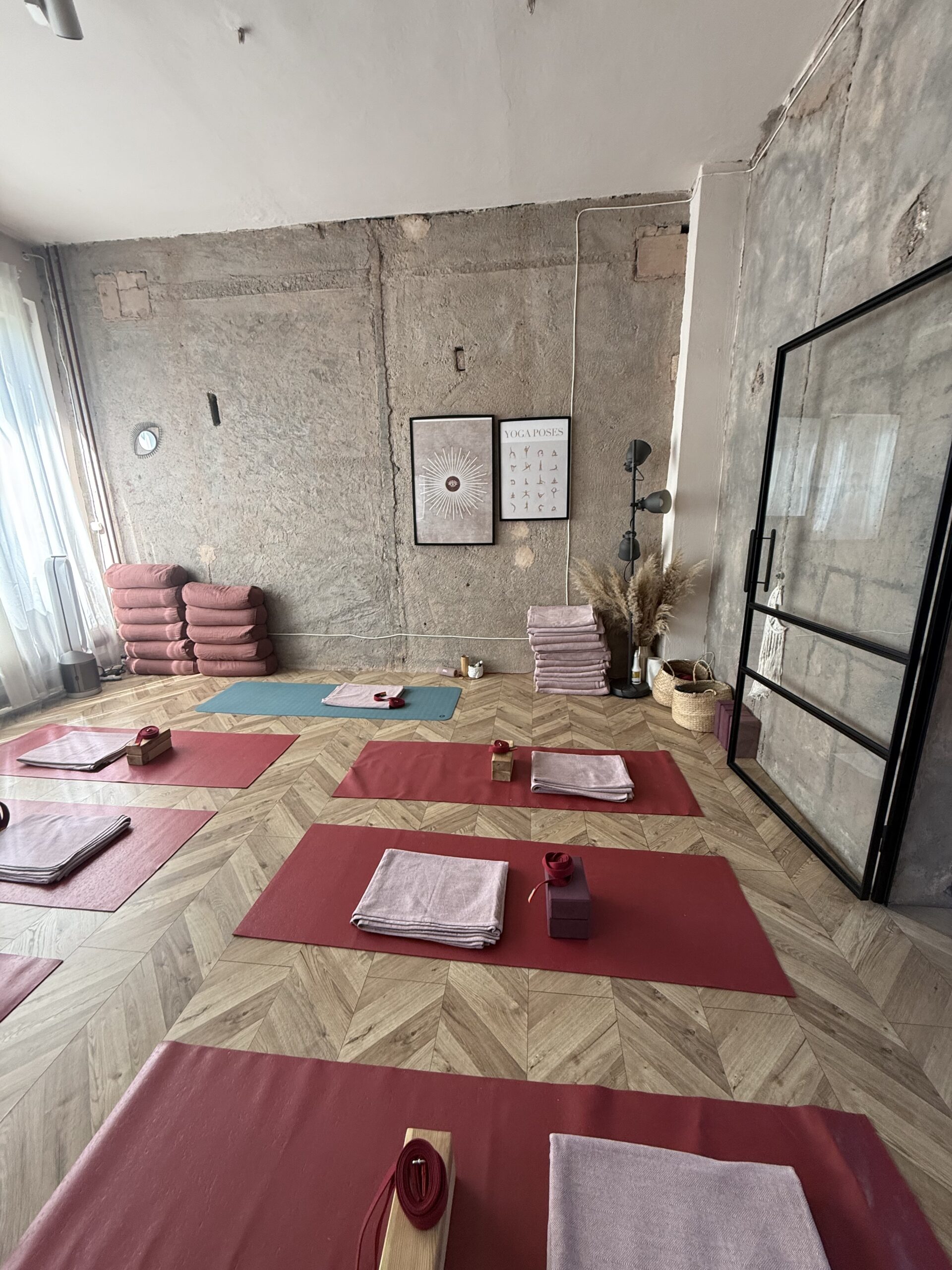 Zajęcia w studio jogi